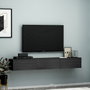 Hanah Home Soporte para TV Terra Negro